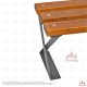 Banchetă Metalică Stradală BOSTON.B - Mobilier Parc