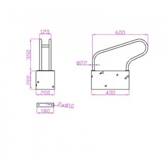 Rastel Biciclete Stradal Metalic RACK-1