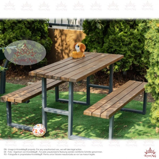 Set Mobilier Picnic,Grădină,Masă și Bănci TUȘNAD KIDS